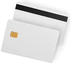 100 pcs chip & magnetic stripe sle 4442 card, pvc material, office supplies, membership & vip card, secure payment & access card